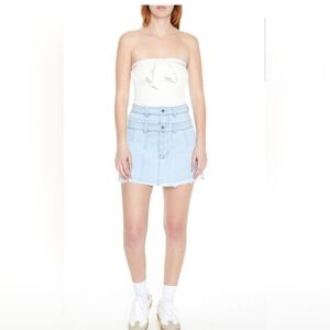 Forever 21 layered denim miniskirt. New, Size Large